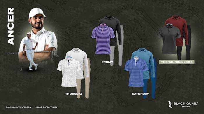 Abraham Ancer - Black Quail Apparel Masters 2023 Scripting